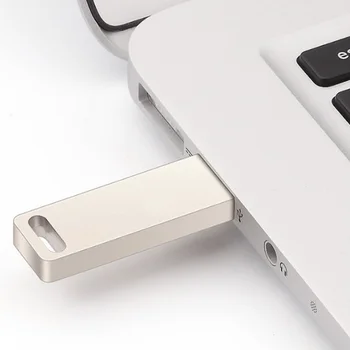 BiNFUL 50tk Metallist veekindel PenDrive USB 2.0 USB Flash Drive 1GB 2GB 4GB 8GB 16GB, 32GB Pen Drive Flash Mälukaart Printida LOGO