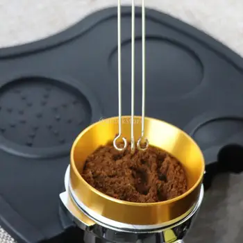 Täispuidust Käepide Espresso Kohvi Tamper Segades Nõela Turustaja Espresso Maker Tööriista Küljest Tampers Espresso Tamper Nõela
