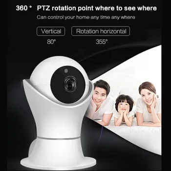 Full HD WIFI IP 1080P beebimonitor EC39 Automaatne Jälgimine 360 Pöörde Kaamera Öise Nägemise Järelevalve 3D-Panoraam Navigatsiooni Kaart