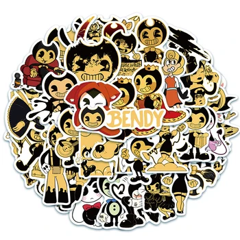 10/50TK pakk Koomiks Anime Bendy Tint Machine Mäng Kleebised Rula Külmkapp Kitarr Sülearvuti Pagasi Mänguasi Kleebis