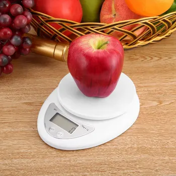 Köök 5000g/1g 5kg Toidu Dieet Posti köögikaal tasakaalu Mõõtmisel kaalumise kaalud LED elektrooniline kaalud