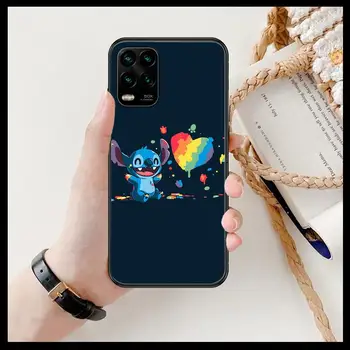 Stitch cartoon Telefoni Puhul XiaoMi Redmi Lisa 10 9S 8 7 6 5 Pro T Y1 Anime Must Kate Silikoonist Tagasi Pre