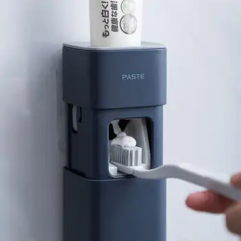 Vannituba Automaatne Hambapasta Squeezer Vaba Käsi Käterätik Pigistada Dispenser Lihtne Vajutage Hambapasta Omanik Vannituba Vahendid