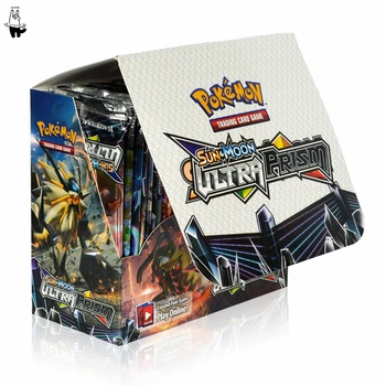 324Pcs/Kast Pokemon Card TCG Päike Ja Kuu Ultra Prisma 36 Pack Booster Box Koguda Trading Card Game Lapsed Mänguasjad Kaardi Koguda Kaarte