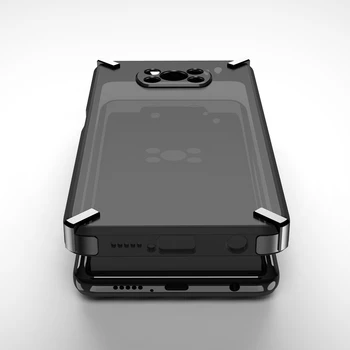 Funda POCO X3 NFC Juhtumi puhul Capa Xiaomi Poco X3 NFC X3 Pro F3 Juhul Luksus Plastist Kaitseraua Siidine 360 Täielikult Telefoni Kate Mehed Naised