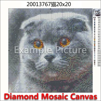 5D Täis Square Diamond maali tikandid ristpistes Cartoon Ilu öökull hirv hiirt panda kass 3D DIY Puurida Joonis mosaiik 527