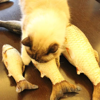 Pet Pehme Palus Creative 3D Karpkala Kala Kassi Mänguasi Kingitused Catnip Kala Täidisega Padi Nukk Simulatsiooni Kala Mängib Mänguasi Pet