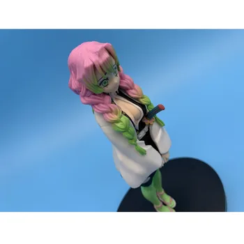 Mitsuri Kanroji Joonis 16cm PVC Valge Demon Slayer Figuriin Anime Tegevus Figuras Kimetsu No Yaiba Laekuva Mudel Nukk Mänguasjad