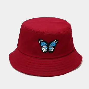 LDSLYJR 2021 Kevad-Suvine puuvillane liblikas Kopp Müts Kalamees Müts väljas reisi müts Päikese ühise Põllumajanduspoliitika Mütsid Naistele 01