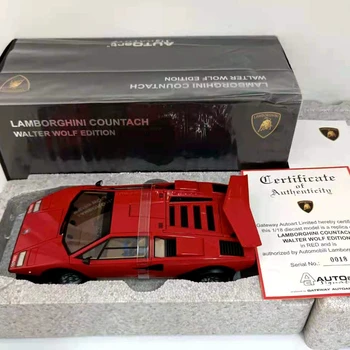 AUTOart 1:18 Lamborghini Kontas LP500S Collector Edition Diecast Metal Model võidusõiduauto Lapsed Mänguasjad Kingitus