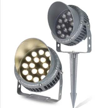 Hot Müük aed Lamp 24V 9W 24W 36W RGB LED Flood Light Lamp Väljas AC85-265V LED Tulvaprožektor Maastik Lisa kohtvalgusti