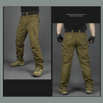 Tactical Püksid Meestele Suvi Kevad Sügis Vabaaja Armee Sõjalise Stiilis Püksid Mees Lasti Püksid Võidelda Hunt Kiire Kuiv Püksid S-3XL