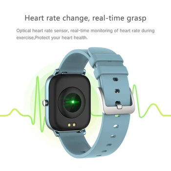 2021 Uus P8 Värvi Ekraan Smart Watch Naised Mehed Täis Touch Fitness Tracker vererõhk Smart Kell Smartwatch jaoks Xiaomi HW12