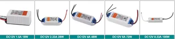 Praktiline DC12V 18W/28W/48W/60W/72W/100W Juhi Adapter Trafo Toide 3528 5050 LED 5630 Valgus