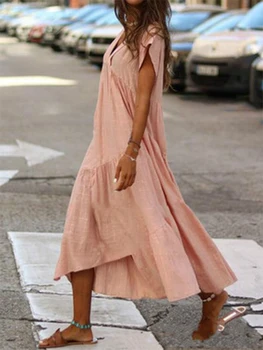 Zaraing za naiste 2020. aasta suvine kleit V-kaeluse ebaregulaarne multi-värvi multi-suurus kleit ropa mujer kawaii xnwmnz trf kleidid femme rüü