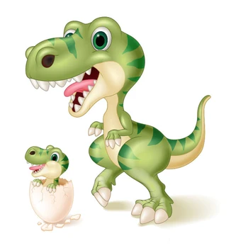 Armas Dinosaurus Ema ja Beebi Raud Laigud Chirdren on Riided Joped Anime Parches Thermo Triip Kleebised T-Särk Applique R