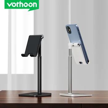Vothoon Desktop Mobiiltelefoni Omanik Seista iPhone iPad Reguleeritav Metallist Tablett Kokkupandav Laud mobiiltelefoni Stand Omanik