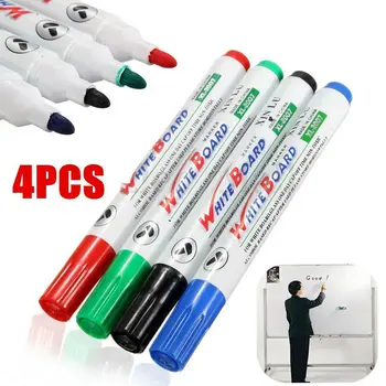 4tk Tahvel Roheline/Sinine/Punane/Must Marker Pliiatsid Valge Juhatuse Dry-Erase Sm Trahvi 2mm riikliku rakendusasutuse
