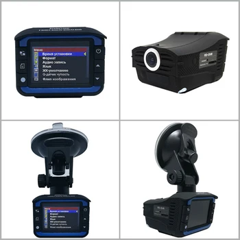 VODOOL 720P HD Kriips Cam 2In1 Anti Laser Auto radariavastaja 140 Kraadi Car DVR Kaamera Diktofon 2.0