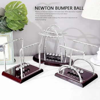 1tk Newtoni Häll Tasakaalu Teras Pallid Loominguline Kodu Kaunistamiseks Ripatsid Füüsika Teaduse Pendel Laua Office Dekompressiooni Mänguasi