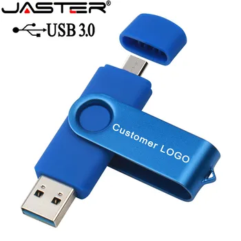 JASTER kiire USB3.0 Flash Drive OTG Pen Drive 64gb 32gb 16gb Usb Stick Pendrive Flash Disk Android Nutitelefoni/ARVUTIT bulk
