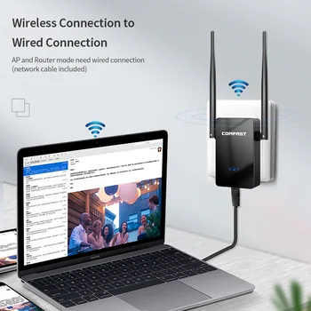 Odavad Tellimusi 10TK Kodu Repeater Wifi 300Mbps Wifi Võrgu Extensor 2.4 G 2 Antenni pikamaa Ruuteri Wifi-Signaali Extender WPS
