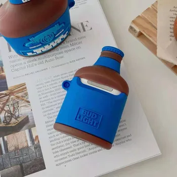 Bud Light Õlle Puhul AirPods 1 2 Pro Šokolaadi chip küpsiseid kasti pehmest silikoonist Juhtmeta bluetooth-kõrvaklapp kate
