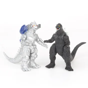 Godzilla Q Versioon Tegevus Joonis Anime Monster 8CM PVC Nukk Kaunistused Käsi Mudel Mänguasi Kuningas Ghidrah Mudel Töölaua Kaunistus Figma