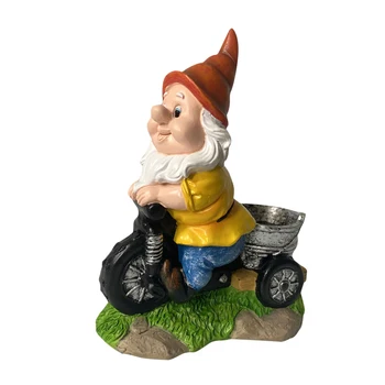 Aed Gnome Ornament Vaik Kujukeste, Ratsutamine, Jalgratta Takso Kujud Siseruumides Väljas Õue Kodu Aed Decor Office Loominguline Kingitus