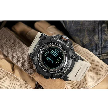 SMAEL Luksus Brändi LED Digitaalse Kellad Meeste Veekindel Väljas Sport Smart Watch Must Sõjalise Chronograph Käekell Mees