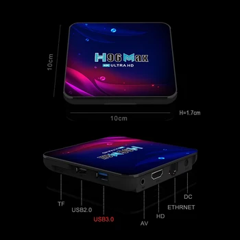 H96 Max RK3318 Smart TV Box Android 11 H96Max 32GB 64GB Wifi Dual 2.4 G/5G Bluetooth 4.0 Youtube ' i Media Player Set Top BOX