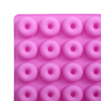 Silikoon Donut Candy Hallituse 48 Augud Mini Donut Pundunud Hallituse Jää Sahtel +Tilguti Langus Geel Tööd Köök Sugarcraft Bakeware