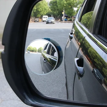 360 Kraadi Pööratav Auto All Peeglid Lainurk Blind Spot Küljel Peegel Ümmargune Kumer Tahavaate Peegel, Auto Tarvikud