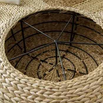 40x15cm Käsitsi Loomulik Õled Algul Ottomani Tatami Padi Põrandal Tooli Istmepadi Jooga Meditatsiooni Ring Jaapani Istub Padi