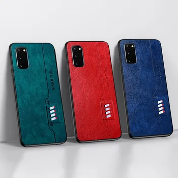 Luksuslik Nahast Telefon Case For Samsung Galaxy Note 10 Pluss S20 Ultra S8 Coque Matt Samsung A51 A71 A10S A20S tagakaas Juhul