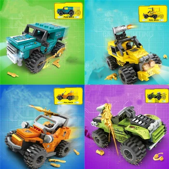 4 Tüüpi Võitlus Auto Ninja Tagasi Jõu Autos Mudel Arvandmed ehitusplokid Lapsed Mänguasjad Tellised Kingitus Lastele Poisid