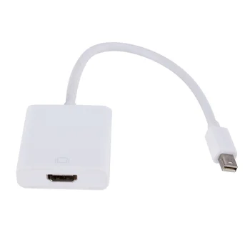 TQQLSS Mini DP to HDMI-ühilduv Kaabel TV 1080P Projektor Display Port to HDMI-ühilduv Adapter Cable For Mac Macbook Air Pro