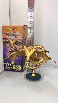 17CM 1tk PVC Dragon Ball kuldpruun Shenron Mudel Mänguasi Tegevus Joonis Klassikaline Anime Color Box Kaunistused Kingitus Mänguasja Kogumine