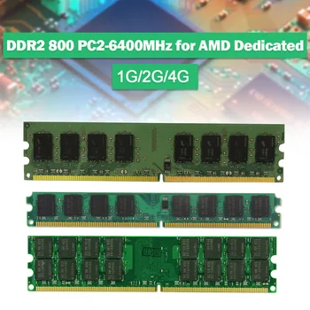 DDR2 RAM-Mälu 1GB 2GB 4GB 800MHz Desktop DIMM BGA Mälu 1.8 V 240Pin PC2-6400 AMD Pühendatud