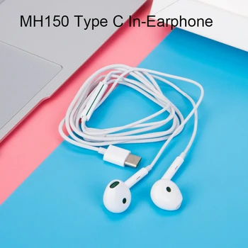 Algne OPPO MH150 C-Tüüpi Juhtmega Kontrolli Peakomplekt In-Ear Kõrvaklapid Koos Mikrofoni Jaoks Reno 3 4 5 Pro Leida X2 X3 Pro X X2 R17 Pro