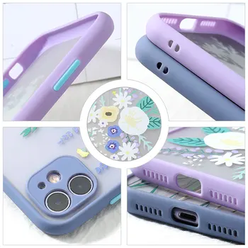 Lille Värvitud Telefon Case For Iphone 12 Juhtudel Läbipaistev Luksus Fundas Iphone 11 Pro Max 7 8 XR, XS Max 6 6s Plus Mini Kaaned