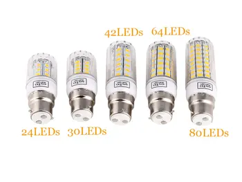 B22 LED Corn Tuled SMD 5730 Pirnid 7W 12W 15W 20W 25W Led Lamp Bombillas Kerge Lampada Valgustus Asendavad Halogeenlambid, Energia Säästmiseks