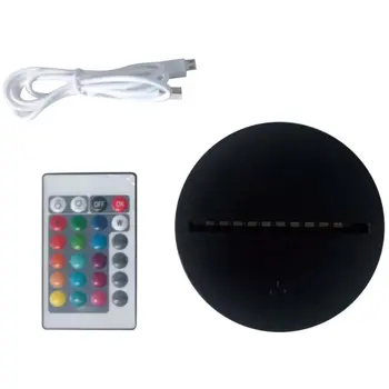 2021 1TK-USB-Kaabel-Touch 3D LED Valgus Omanik Lamp Base Öö Valguses Asendamine 7 Värv Värviline Valgus Alused Tabel Decor Omanik