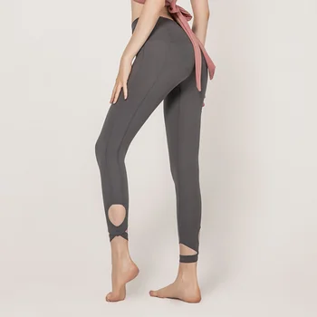Uus jooga sobiks fitness ülikond naiste sidemega tagasi Jooga rinnahoidja sport fitness püksid seksikas tants püksid