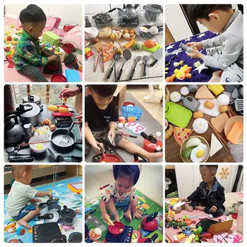 Lapsed Köök Mänguasjad Simulatsiooni Köök, Nõud Toidu Köögitarbed Pott, Pann Lapsed Teeselda Play Köök Komplekti Mänguasjad Lastele Nuku Toit