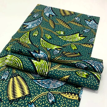 Aafrika Prindi Vaha Riie Wrap Tissu Venitada Ankara Batik Nigeeria Wrapper Kuldne Hõbedane Puuvillasest Materjalist Segast Pool