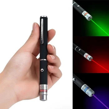 USB-5MW 650nm Roheline Laser Pen Must Tugev Nähtav Valgusvihu Laserpointer 3colors Võimas Sõjaline