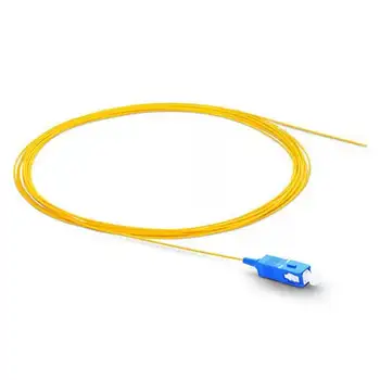 Tasuta kohaletoimetamine 100TK SC/ UPC Ühe mode fiber optic Pats 1M 9/125 Single Mode Optilist kiudu pats 0,9 mm PVC Jope