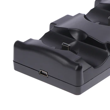 2 in 1 Dual Laadijad Dual Laadimine USB Powered Dock, Laadija PS3 Controller & Move Navigation