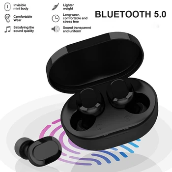 BassPal Tõsi, Traadita Earbuds TWS 5.0 Bluetooth Kõrvaklapid, Mini-Kõrva Earbuds Kaasaskantav Aku puhul, Sport Töötab